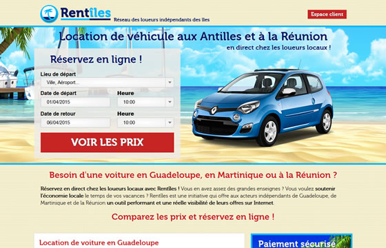 Nouveau réseau de loueurs indépendants aux Antilles et à la Réunion. Nouveau réseau de loueurs indépendants aux Antilles et à la Réunion.